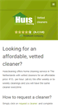 Mobile Screenshot of homecleaning.nl